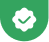 Cloud with a checkmark on a green circular background indicating successful backup or sync.